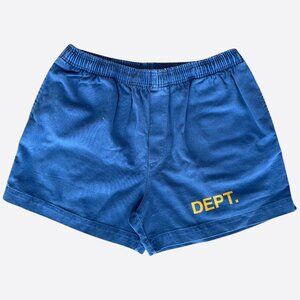 Gallery Dept Blue & Yellow French Logo Zuma Shorts